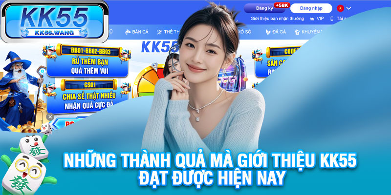 Những thành quả mà giới thiệu KK55 đạt được hiện nay