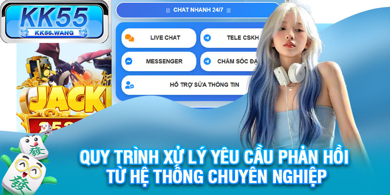 Quy trình xử lý yêu cầu phản hồi từ hệ thống chuyên nghiệp