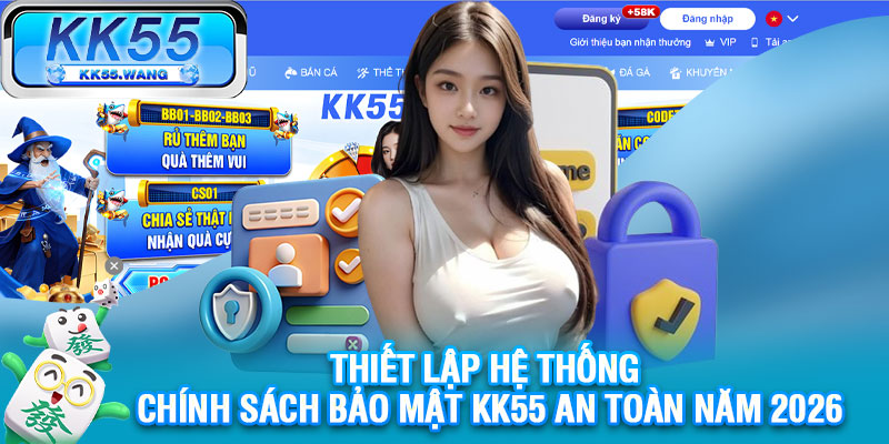 Thiết lập hệ thống chính sách bảo mật KK55 an toàn năm 2026