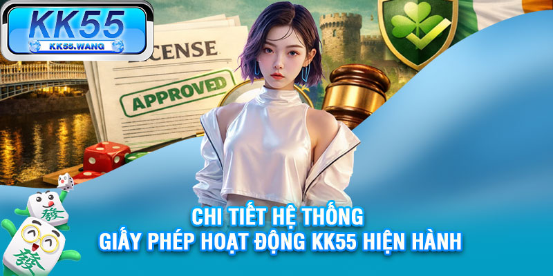 Chi tiết hệ thống giấy phép hoạt động KK55 hiện hành